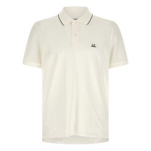C.P. Company White Cotton Polo Men's Shirt